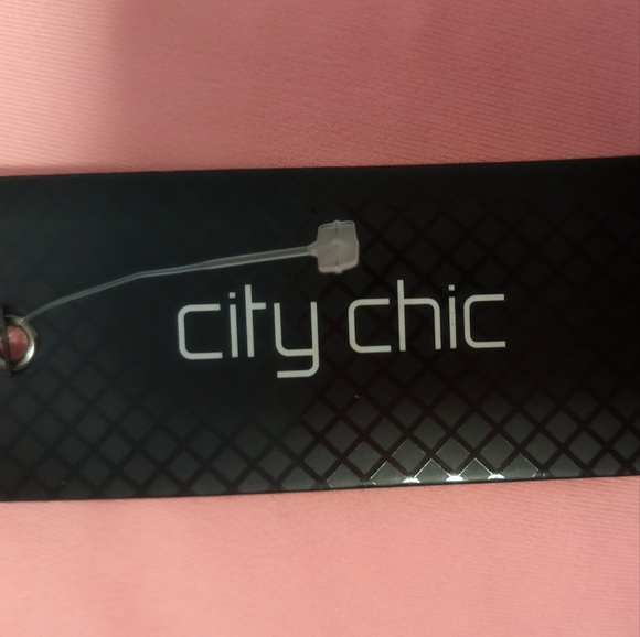 New Peach Ruffle Wrap Dress / Size 2X - Picture 8 of 12